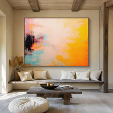 Load image into Gallery viewer, Hand - painted Soft Color Gradient Abstract Acrylic Art for Serene Bedroom Sanctuaries LargeART1681