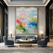 Load image into Gallery viewer, Dreamy Floral Abstract Canvas Painting, Great for Bohemian Nursery & Garden - Themed Lounge LargeART1180