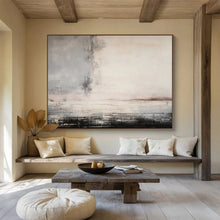 Load image into Gallery viewer, Gray, White & Subtle Color Abstract Art - Great for Modern Entryway & Serene Meditation Room DKH046