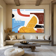 Load image into Gallery viewer, Vibrant Color - Block Abstract Painting on Canvas DKH566