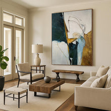 Load image into Gallery viewer, Abstract Painting, Color - Blocked Modern Art - Great for Studio & Creative Space LargeART2336