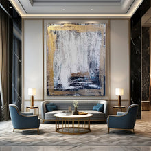 Load image into Gallery viewer, Gold - Framed Abstract Texture Abstract Canvas Painting, Ideal for Modern Hallway & Chic Office LargeART1198