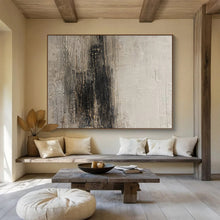 Load image into Gallery viewer, Subtle Textured Abstract Art for Neutral - Toned Bedroom & Quiet Reading Nook DKH086