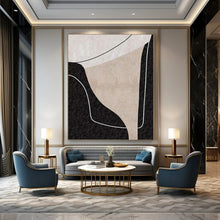 Load image into Gallery viewer, Abstract Shape Collage 2 Canvas Painting, Perfect for Contemporary Bedroom & Art Gallery LargeART1163