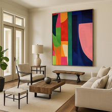 Load image into Gallery viewer, Colorful Geometric Abstract - Great for Playful Kids’ Room & Art Gallery LargeART2369