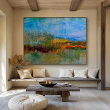 Load image into Gallery viewer, Colorful Abstract Landscape Painting On Canvas DKH390
