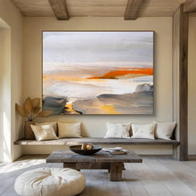 Load image into Gallery viewer, Soft - Toned Abstract Landscape Painting On Canvas DKH382