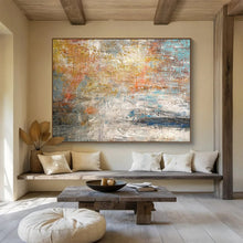 Load image into Gallery viewer, Mixed Tones Abstract - Eclectic Living Room Art LargeART1584