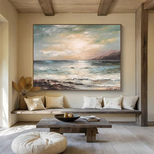 Load image into Gallery viewer, Sunset Sea View - Serene Bedroom Art LargeART1546