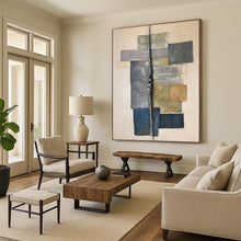 Load image into Gallery viewer, “Textured Black Form: Abstract Minimalism” Abstract Painting on Canvas, Modern Gallery Decor DKH1051