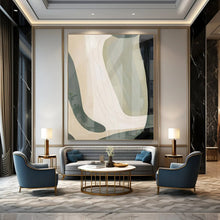 Load image into Gallery viewer, Flowing - Shaped Abstract Acrylic Art, Suited for Contemporary Dance Studio & Artistic Living Space LargeART1061