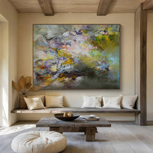 Load image into Gallery viewer, Colorful Abstract Landscape Painting on Canvas - “Whimsical Wilderness” DKH658