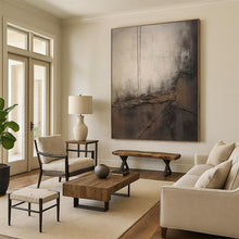 Load image into Gallery viewer, “Concrete Tales” – Textured gray, brown with cracked surfaces DTP355