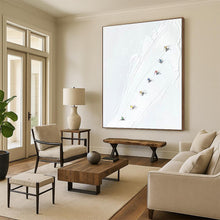 Load image into Gallery viewer, Large - Scale Skiers on Snow Slope Abstract - Ideal for Ski Resort Lodge & Winter Sports Bar LargeART0734