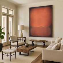 Load image into Gallery viewer, “Reddish - Orange Color - Field” - Rothko - Style Art on Canvas DKH1613