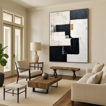 Load image into Gallery viewer, Hand - painted Oversized Geometric Abstract Composition Acrylic Art for Contemporary Offices LargeART0082