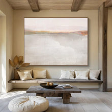 Load image into Gallery viewer, Minimalist Black, White, and Red Abstract Abstract acrylic painting DLZ120