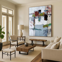 Load image into Gallery viewer, “Vibrant Mingle” – Multicolored Dotted Abstract Acrylic with Lively Hues DTP042