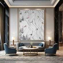 Load image into Gallery viewer, 3D Snow Sports Abstract Painting, Perfect for Ski Lodge Lounge & Active - Lifestyle Home Gym LargeART1401