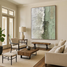 Load image into Gallery viewer, “Textured Neutral Layers” Abstract Painting on Canvas, Minimalist Hallway Decor DKH1002