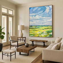 Load image into Gallery viewer, Colorful Impressionistic Landscape Painting, Ideal for Cheerful Living Room & Art - Filled Hallway LargeART2150