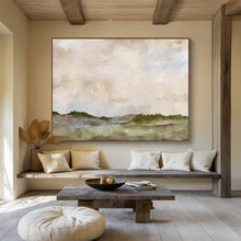 Load image into Gallery viewer, Soft Watercolor Landscape - Dreamy Living Room or Bedroom Art LargeART1488