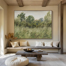 Load image into Gallery viewer, Lush Green Meadow - Fresh Living Room or Bedroom Art LargeART1490
