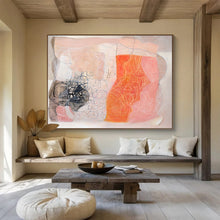 Load image into Gallery viewer, Pastel - Toned Abstract Line Art for Bohemian Living Room & Creative Studio DKH052