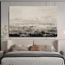 Load image into Gallery viewer, Monochromatic Abstract Landscape Painting On Canvas DKH445