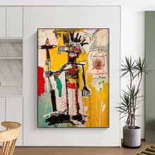 Load image into Gallery viewer, “Raw Tribal - Inspired Figure” – Expressive Abstract Figurative Art with Chaotic Lines DTP103