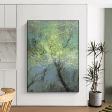 Load image into Gallery viewer, Misty Forest in Green – Abstract Landscape with Soft Textures DTP247