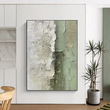 Load image into Gallery viewer, “Textured Neutral Layers” Abstract Painting on Canvas, Minimalist Hallway Decor DKH1002
