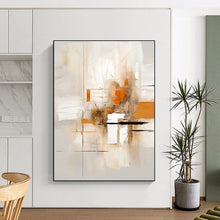 Load image into Gallery viewer, Neutral - Toned Abstract Acrylic for Minimalist Home & Art Gallery LargeART0823