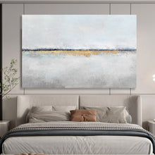Load image into Gallery viewer, Subtle Gold - Accented Abstract Painting for Modern Bedroom & Luxury Spa DKH219