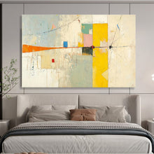Load image into Gallery viewer, Colorful Geometric Abstract Painting on Canvas - “Playful Connections” DKH614