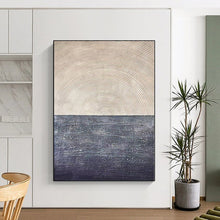 Load image into Gallery viewer, Massive Textured Half - and - Half Acrylic for Modern Entryway & Minimalist Living Room LargeART0310