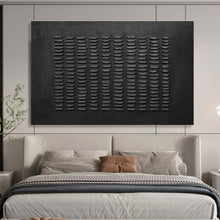 Load image into Gallery viewer, Minimalist Black Abstract Art for Industrial Office & Calm Waiting Room DKH089