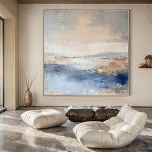 Load image into Gallery viewer, Coastal - Inspired Abstract, Suited for Beach House Living Room & Relaxing Spa LargeART1340