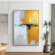 Load image into Gallery viewer, Gold & Neutral Abstract - Ideal for Luxury Living Room & Master Bedroom LargeART2371