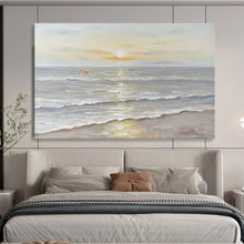 Load image into Gallery viewer, “Serene Seaside Sunset” - Realistic - Inspired Abstract Acrylic, Good for Beach House and Bedroom DLZ249
