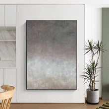 Load image into Gallery viewer, Gradient Gray Abstract Acrylic Art - Ideal for Serene Bedroom & Minimalist Gallery LargeART0562