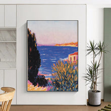 Load image into Gallery viewer, Coastal View in Pastels Art for Beach House Living Room & Relaxing Spa LargeART0878