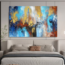 Load image into Gallery viewer, Colorful Abstract Cityscape - For Dynamic Office Spaces LargeART1606