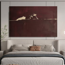 Load image into Gallery viewer, Dark Tones Abstract Painting for Moody Bedroom & Sophisticated Lounge DKH141
