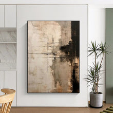 Load image into Gallery viewer, Huge Cross - Line Abstract Acrylic for Art - Centric Dining Room LargeART0272