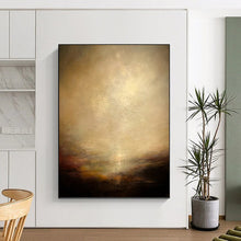 Load image into Gallery viewer, “Muted Tones Landscape” - Atmospheric Landscape Art on Canvas DKH1534