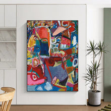 Load image into Gallery viewer, “Color Overlap” Vivid colors, overlapping abstract forms. DTP297