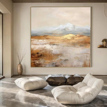 Load image into Gallery viewer, Abstract Mountain Landscape Canvas Painting, Perfect for Adventure - Themed Living Room & Zen - Inspired Den LargeART1219