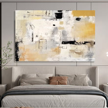 Load image into Gallery viewer, Neutral Tones Abstract Geometric Shapes Abstract acrylic painting DLZ061
