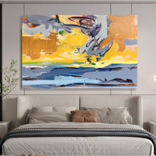 Load image into Gallery viewer, Vibrant Abstract Sea of Colors Abstract acrylic painting DLZ034